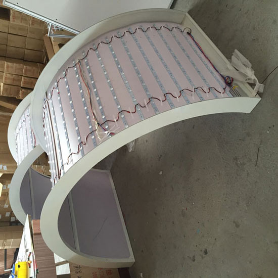 圆形包柱卡布灯箱